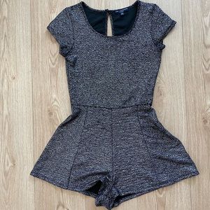 Black Sparkly Romper